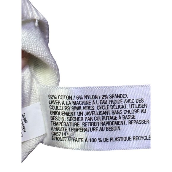 Merona White & Teal Polka Dot Cardigan Sweater Women Large Long Sleeve NWT - Picture 12 of 16